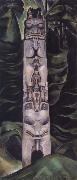 Emily Carr Totem and Forest oil painting artist
